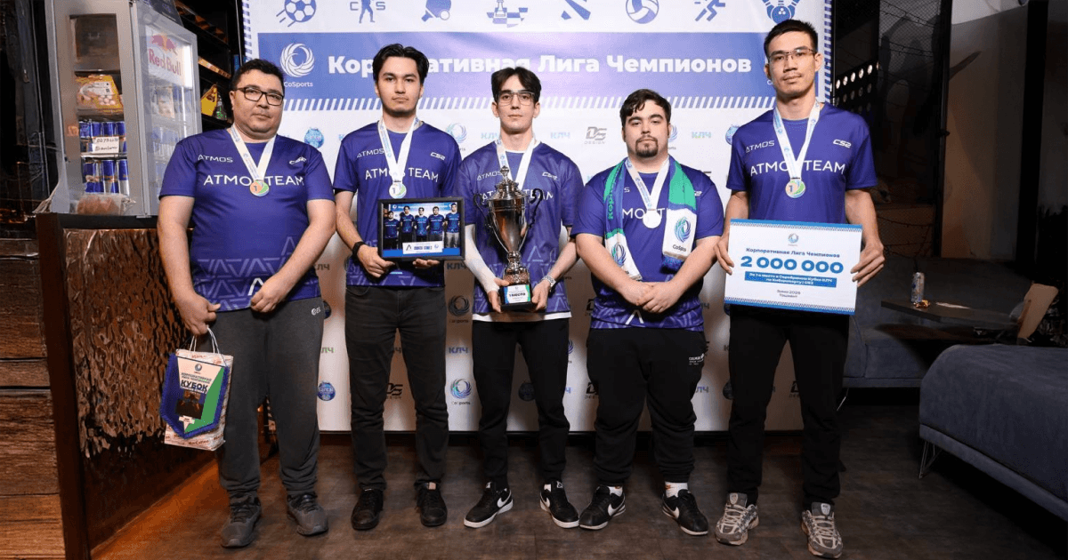 Команда ATMOS TEAM чемпионы Кубка КЛЧ по CS2